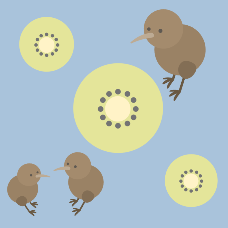 De wereld van kiwi's en kleine vogels