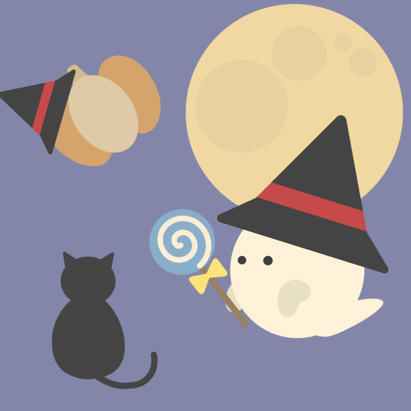 ハロウィンの夜の幻想