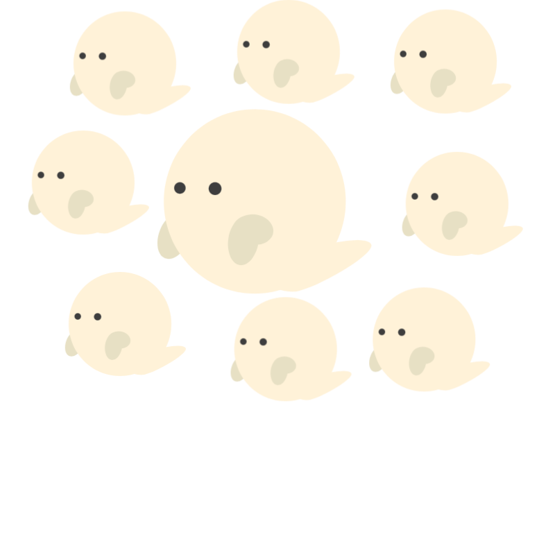 ほわほわおばけの世界