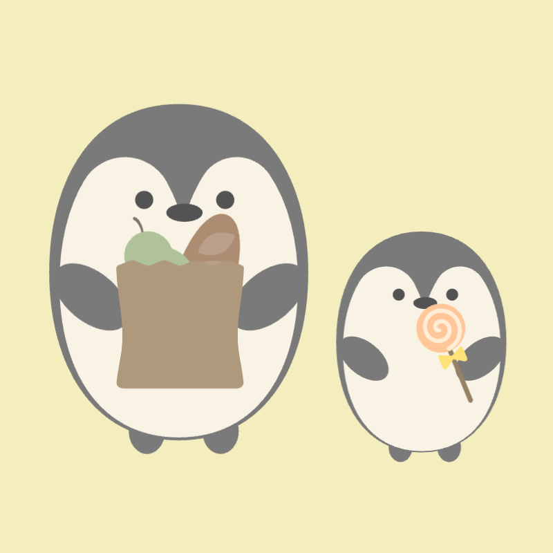 ペンギンのスイーツ日和