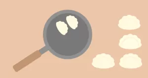 フライパンの餃子旅