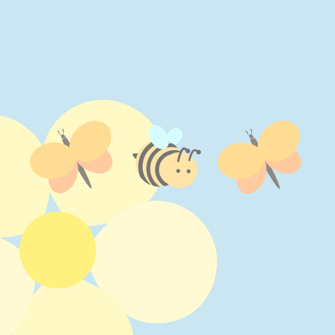 花と生き物の調和