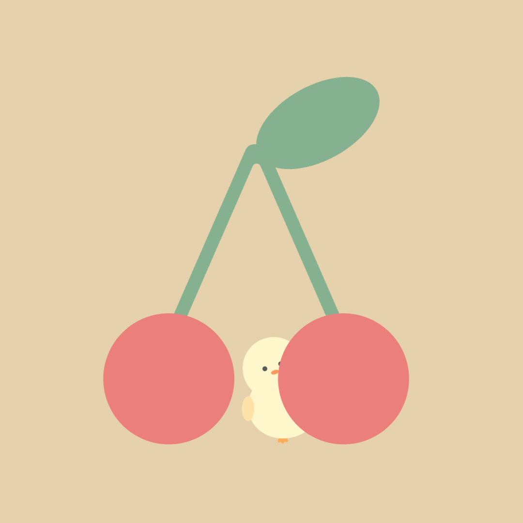 さくらんぼのひよこ