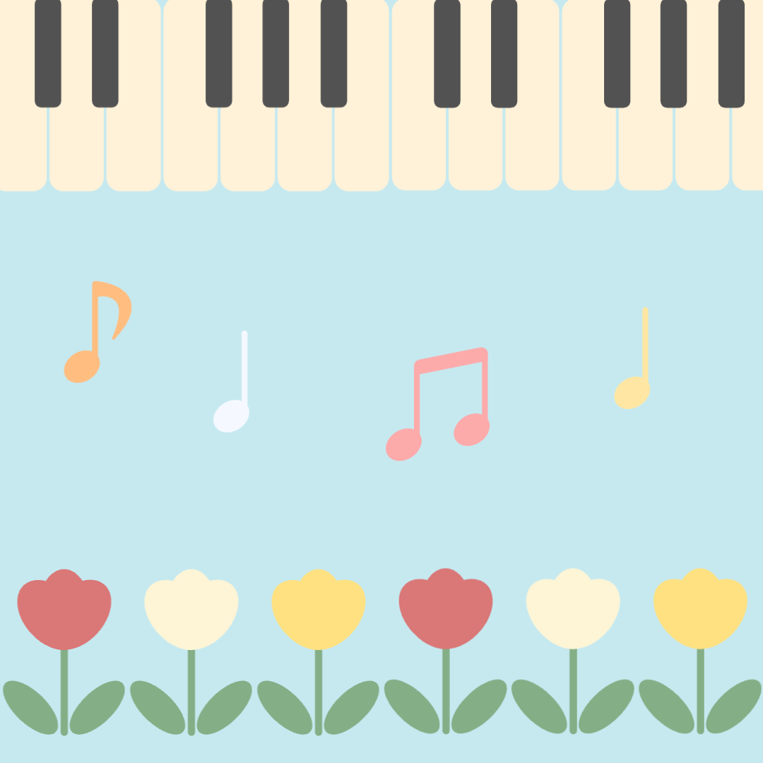 音楽と花の調和