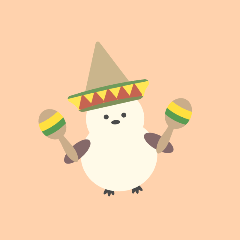 シマエナガのダンス