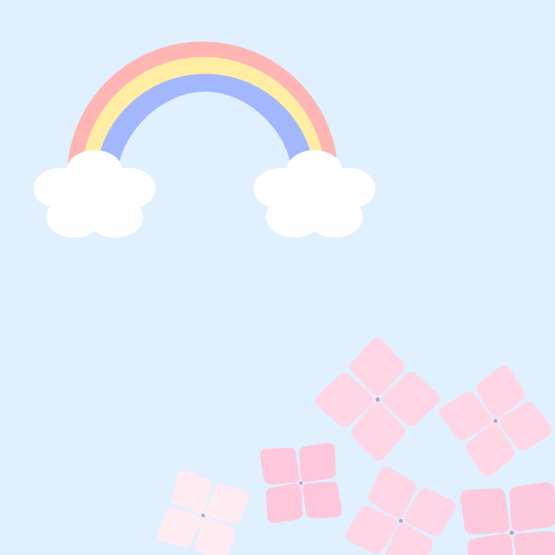 花咲く虹の世界