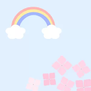 花咲く虹の世界